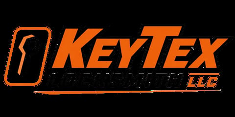 KeyTex Contracting LLC logo with orange text and key icon on black background